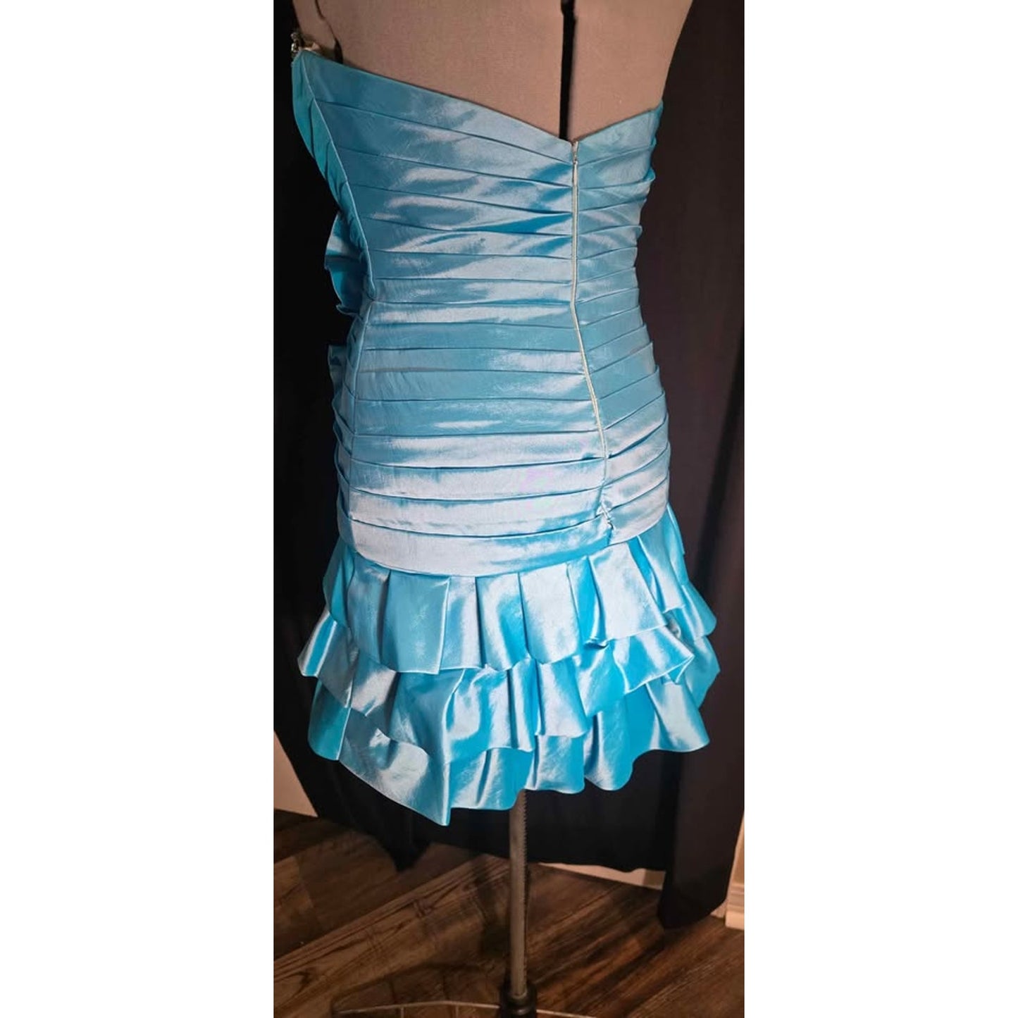 Riva Designs Aqua Satin 10 Dress