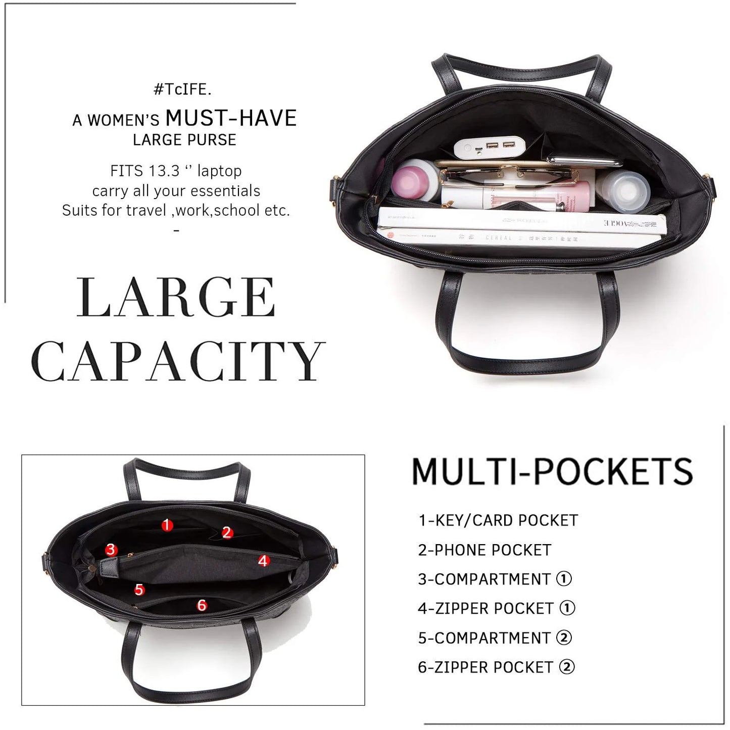 Purses and Handbags for Womens Satchel Shoulder Tote Bags Wallets