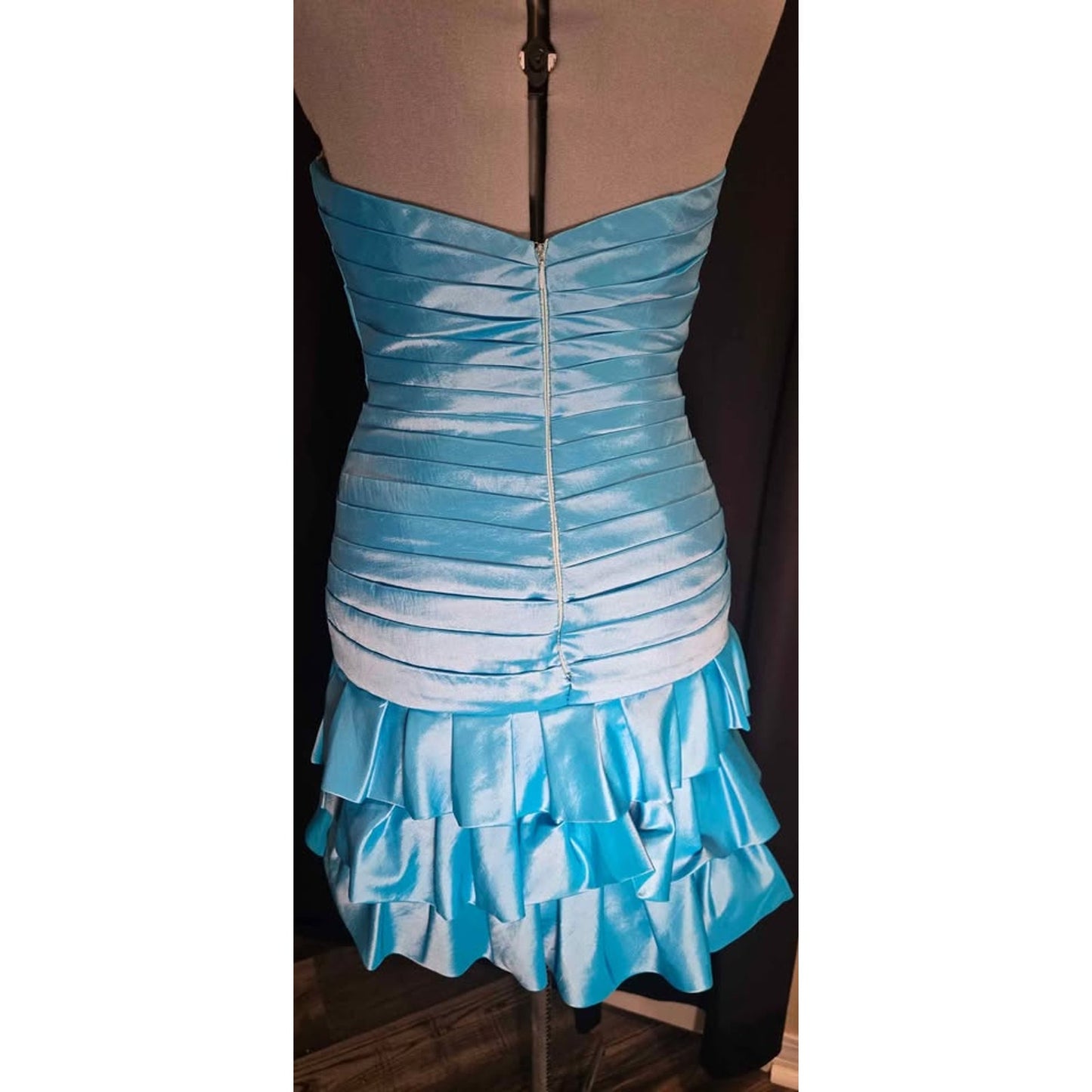 Riva Designs Aqua Satin 10 Dress