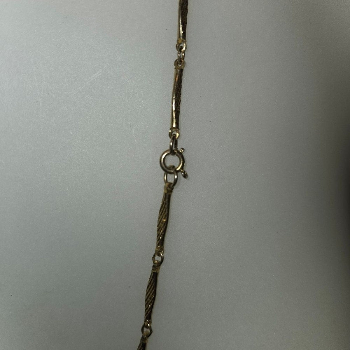 Golden 54" Bar Link Necklace