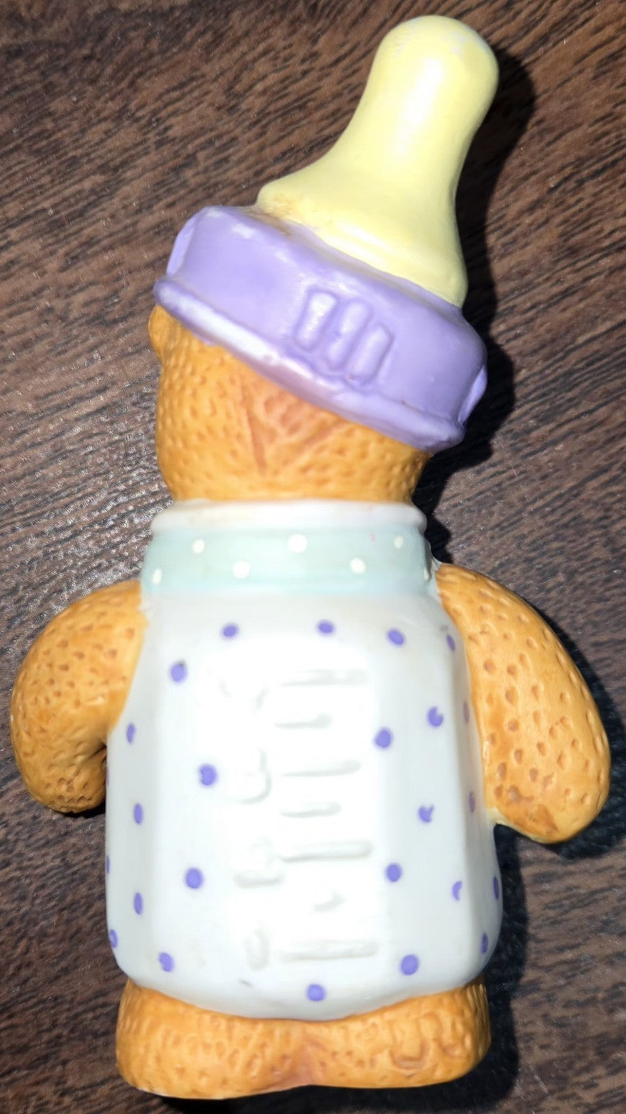Lucy & Me White Baby Bottle Bear - Lucy Rigg - 1993 - Enesco