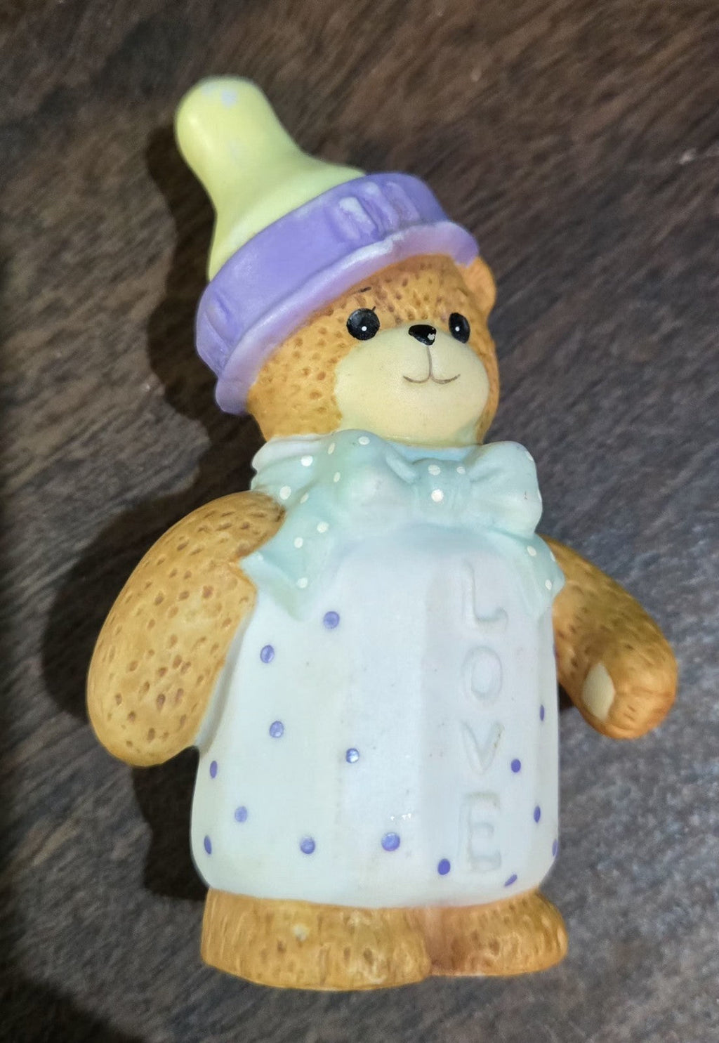 Lucy & Me White Baby Bottle Bear - Lucy Rigg - 1993 - Enesco