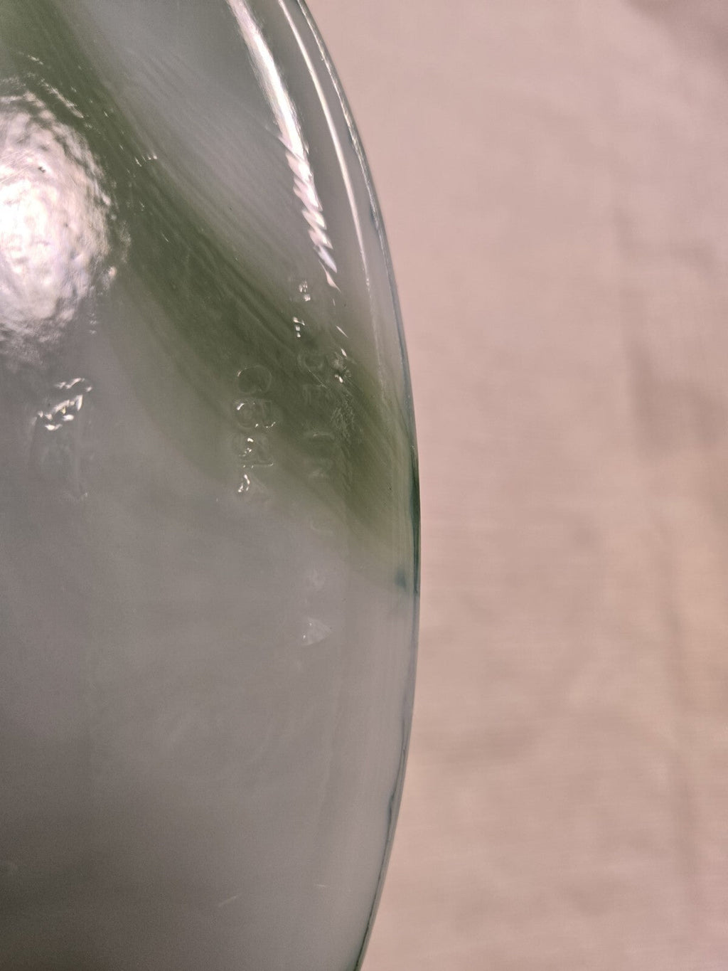 Vintage Akro Agate Green Slag Glass Dish Planter