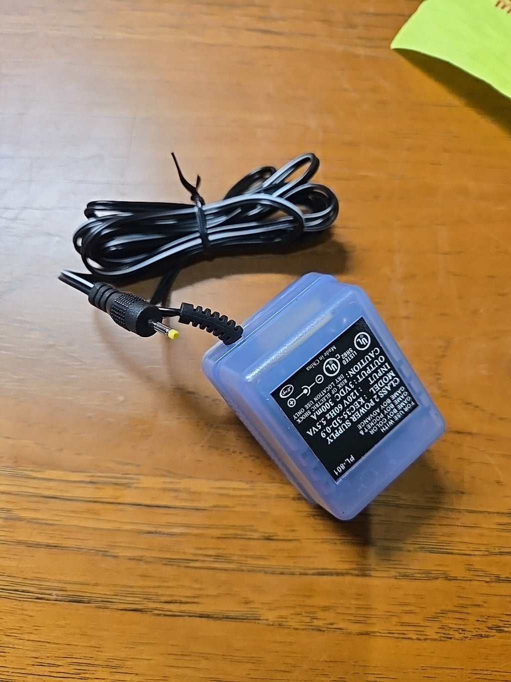 Game Boy Color Power Supply Adapter Tested Purple