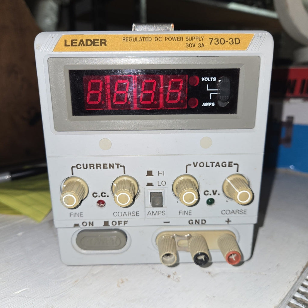 Leader 730-3D Regulated DC Power Supply (30V, 3A)