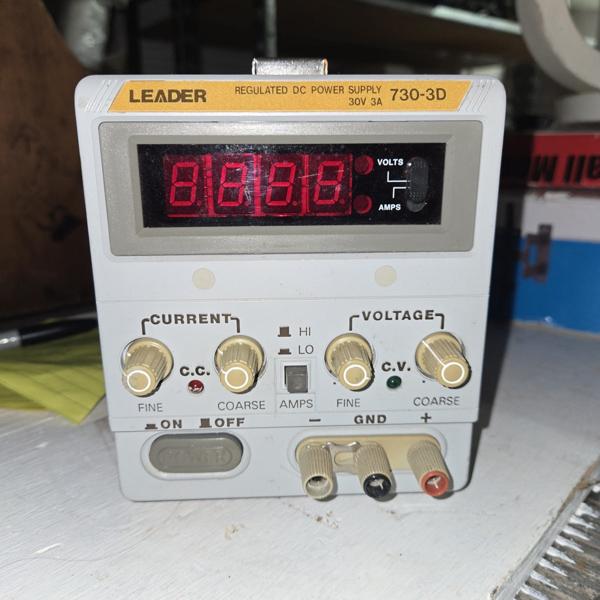 Leader 730-3D Regulated DC Power Supply (30V, 3A)