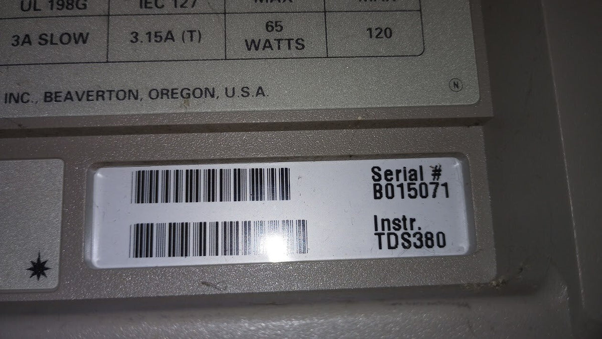 Tektronix TDS380 400 MHz, 2 GS/s Digital Real-Time Oscilloscope
