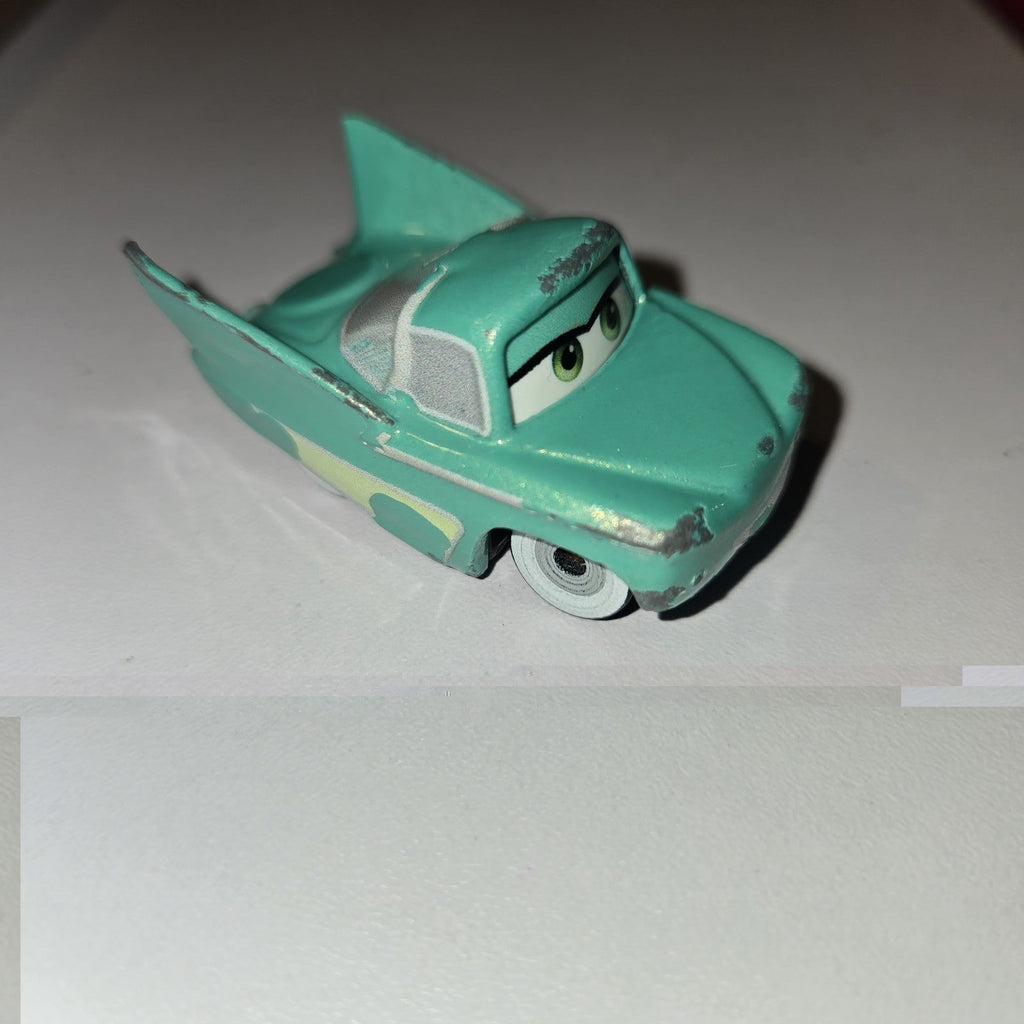 Disney Pixar Cars Flo Mini Racers Teal Diecast Radiator Springs Mattel