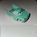 Disney Pixar Cars Flo Mini Racers Teal Diecast Radiator Springs Mattel