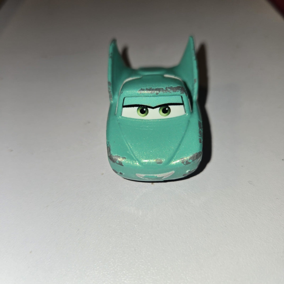 Disney Pixar Cars Flo Mini Racers Teal Diecast Radiator Springs Mattel