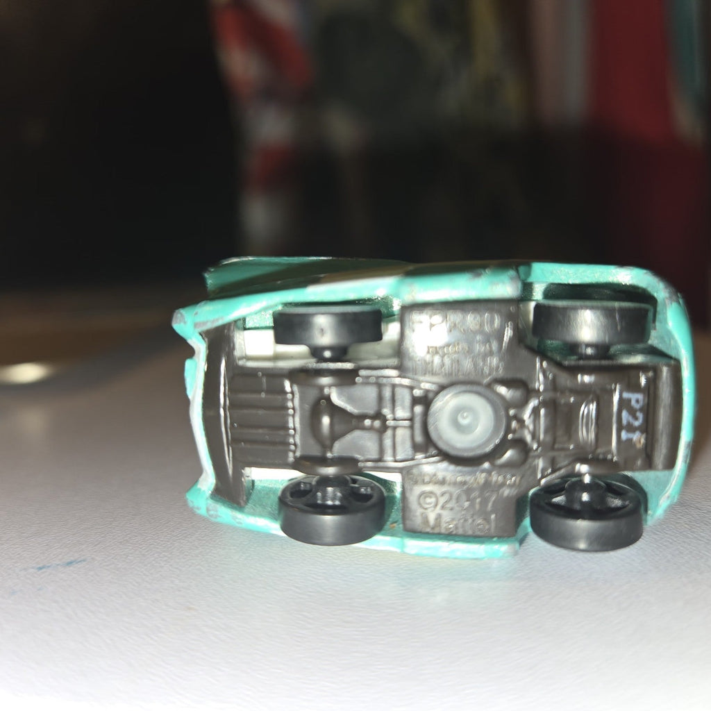 Disney Pixar Cars Flo Mini Racers Teal Diecast Radiator Springs Mattel