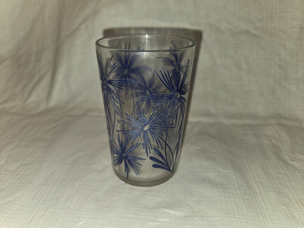 Swanky Swig Cornflower #2 Navy Dark Blue Kraft 1940 Glasses