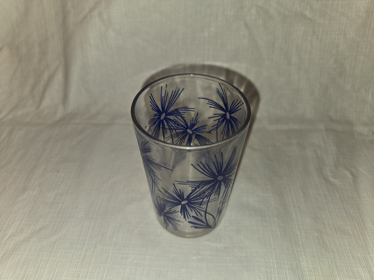 Swanky Swig Cornflower #2 Navy Dark Blue Kraft 1940 Glasses