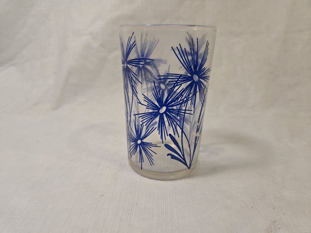 Swanky Swig Cornflower #2 Navy Dark Blue Kraft 1940 Glasses