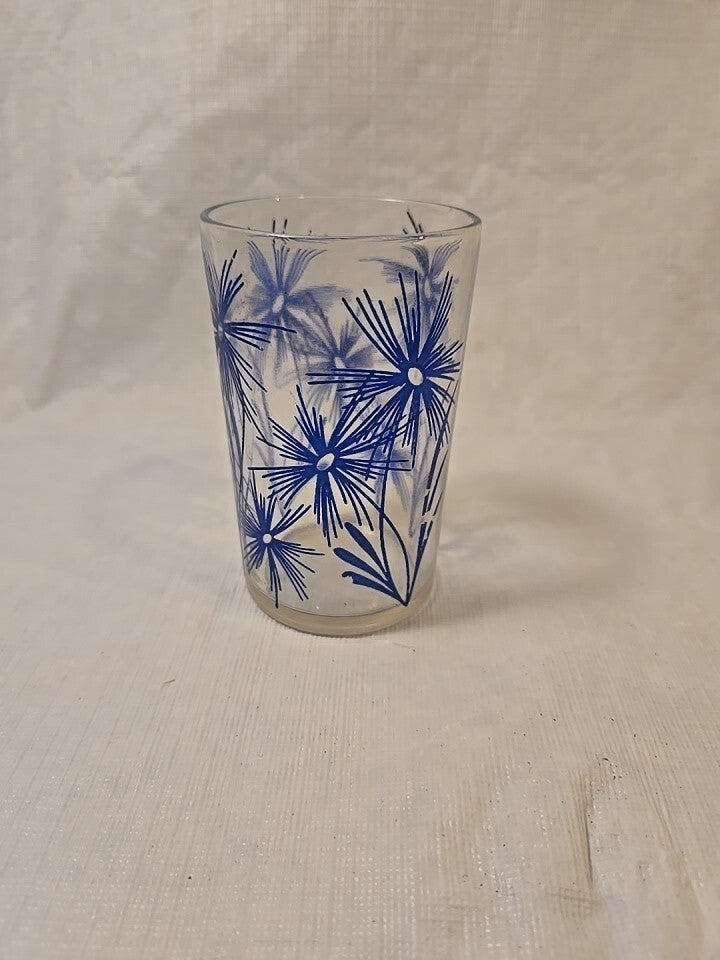 Swanky Swig Cornflower #2 Navy Dark Blue Kraft 1940 Glasses
