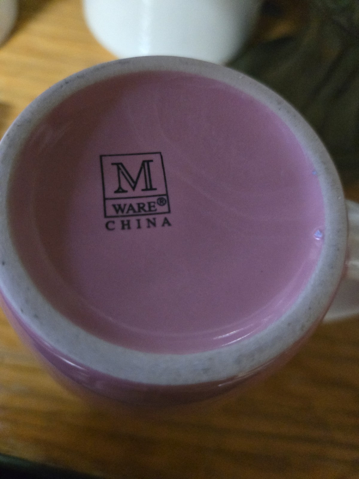 M Ware Pink Mug Cup Oversized Mug