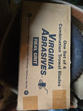VIRGINIA ABRASIVES 8" x 18" Finish Trowel Blade Set 423-CB0818 for 46-48" Trowel
