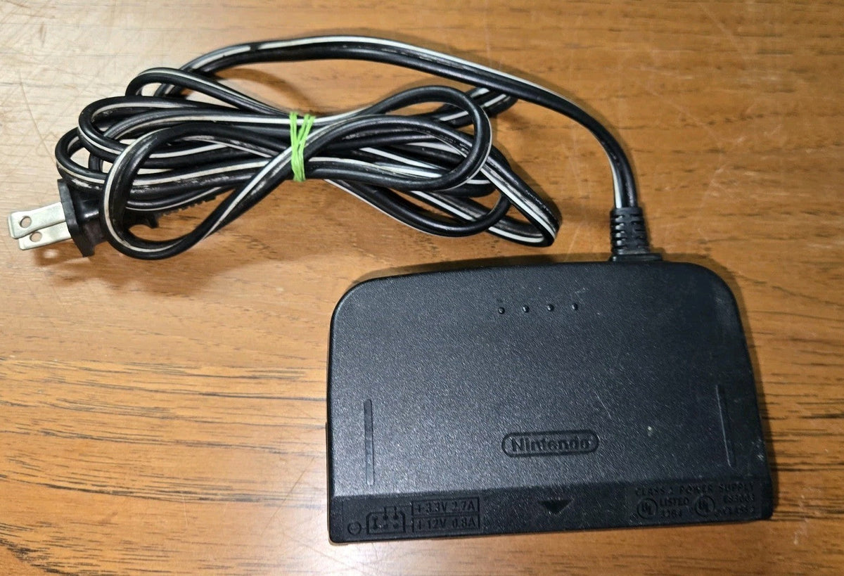 Official Nintendo 64 Power Supply AC Adapter N64 Original Power Adapter OEM 100V