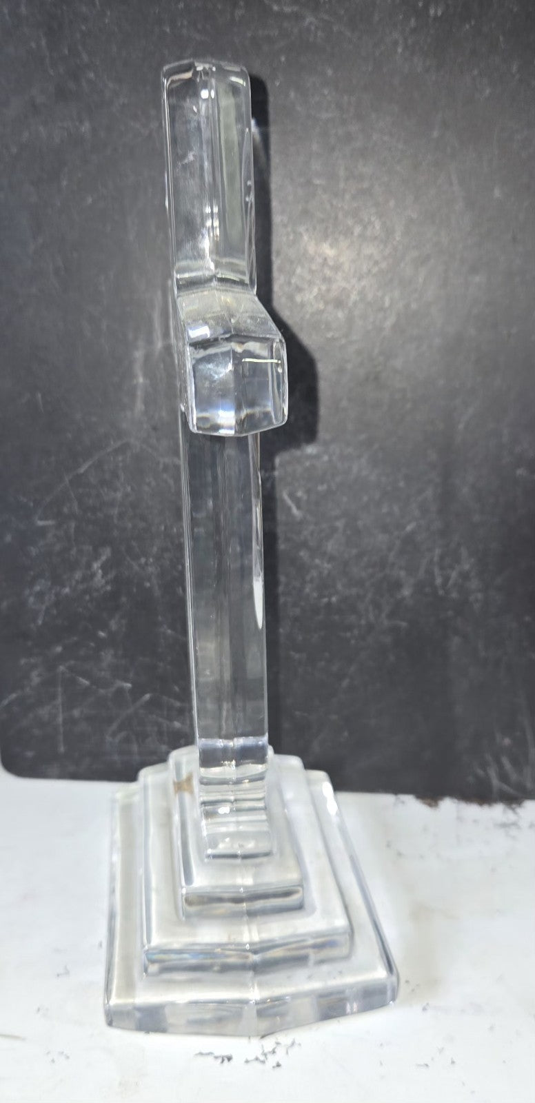 Studio Crystal By Studio Silversmiths Standing Cross 9.5 “ (LO)