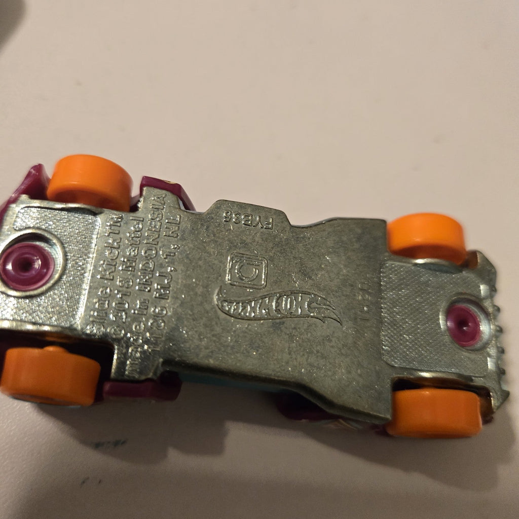 Hot Wheels 2018 Purple Side Kick Made in Indonesia MJ, 1, NL FYB35 Rare  Loose