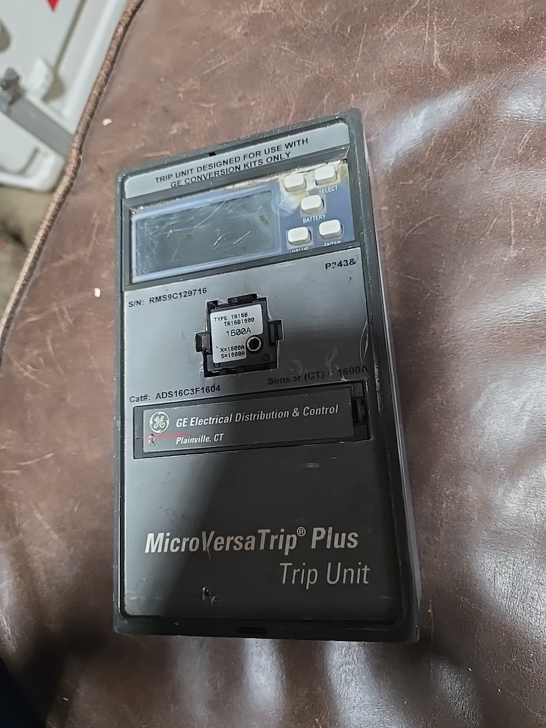 MICROVERSA TRIP UNIT 1600A