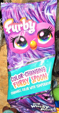 NEW! 2023 Sonic Wacky Pack toy: Furby Color Changing Spoon Purple