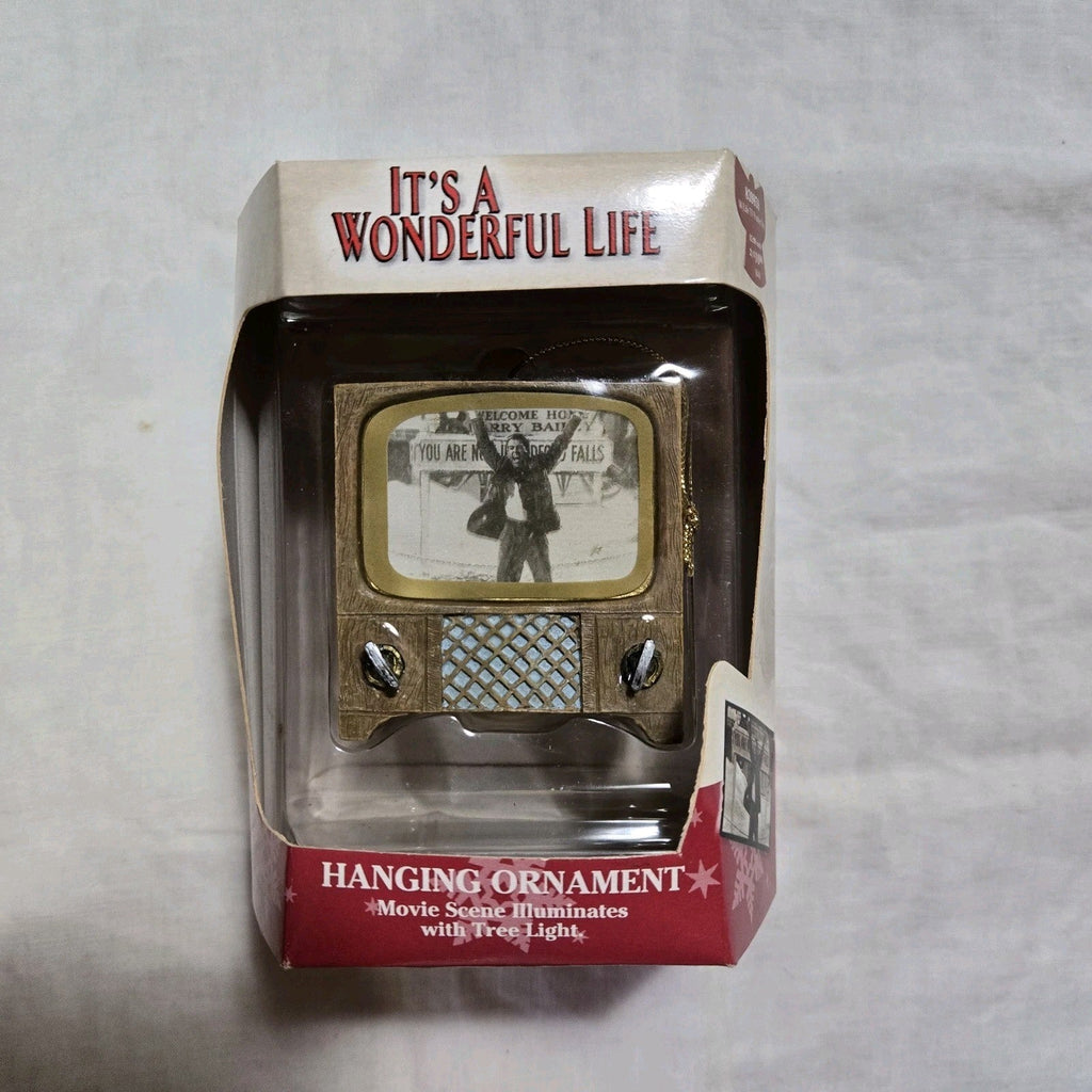 It's A Wonderful Life Vintage Tv Movie Scene Hanging Ornament 2003 Enesco