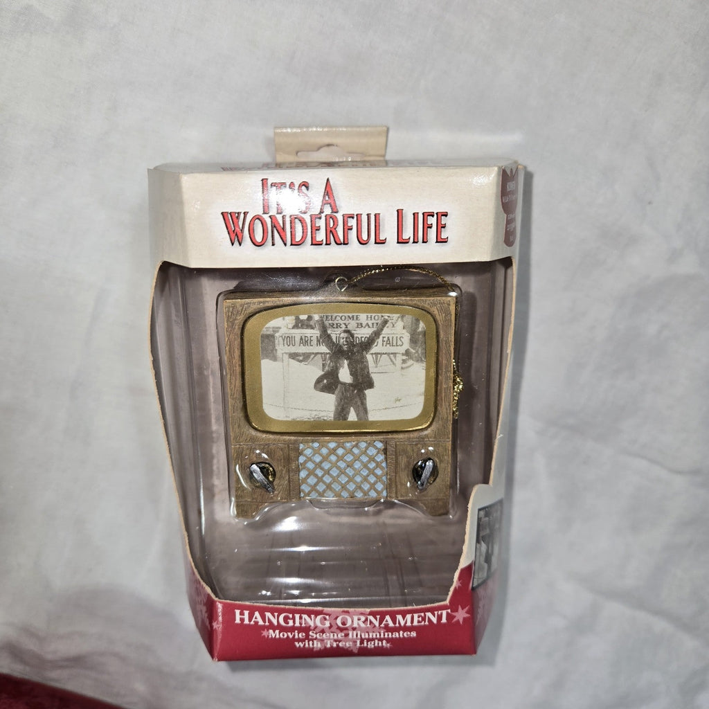 It's A Wonderful Life Vintage Tv Movie Scene Hanging Ornament 2003 Enesco