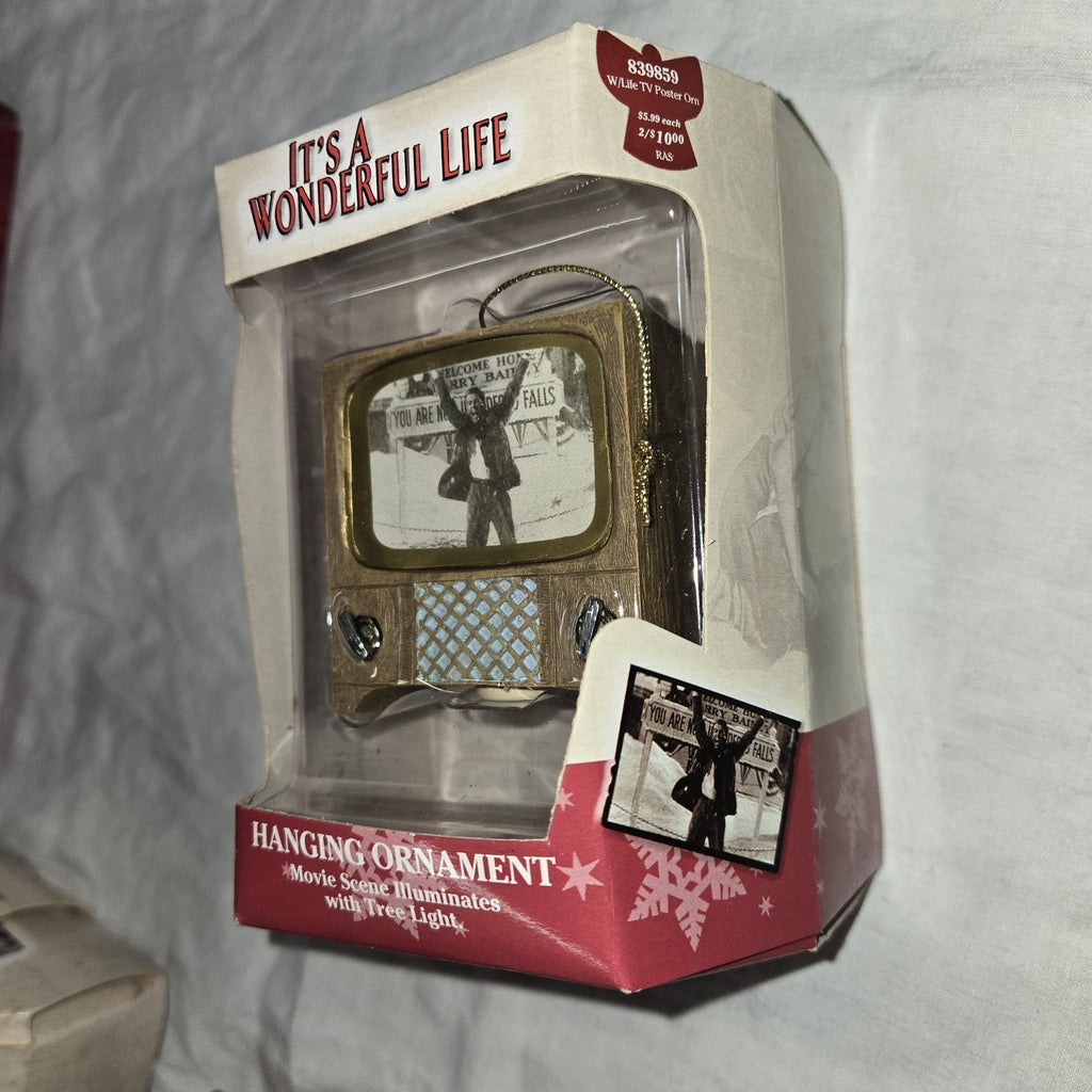 It's A Wonderful Life Vintage Tv Movie Scene Hanging Ornament 2003 Enesco