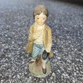 VTG Bisque Colonial Boy Figurine Occupied Japan 5"