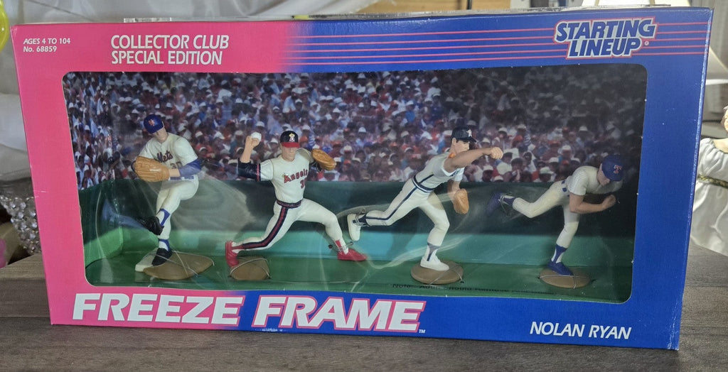 Starting LineUp  Special Edition Freeze Frame Nolan Ryan SLU 4 N 1 Plastic Case