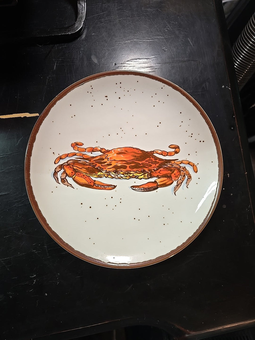 Vintage New Orleans Salad Plates Plate Crab Design
