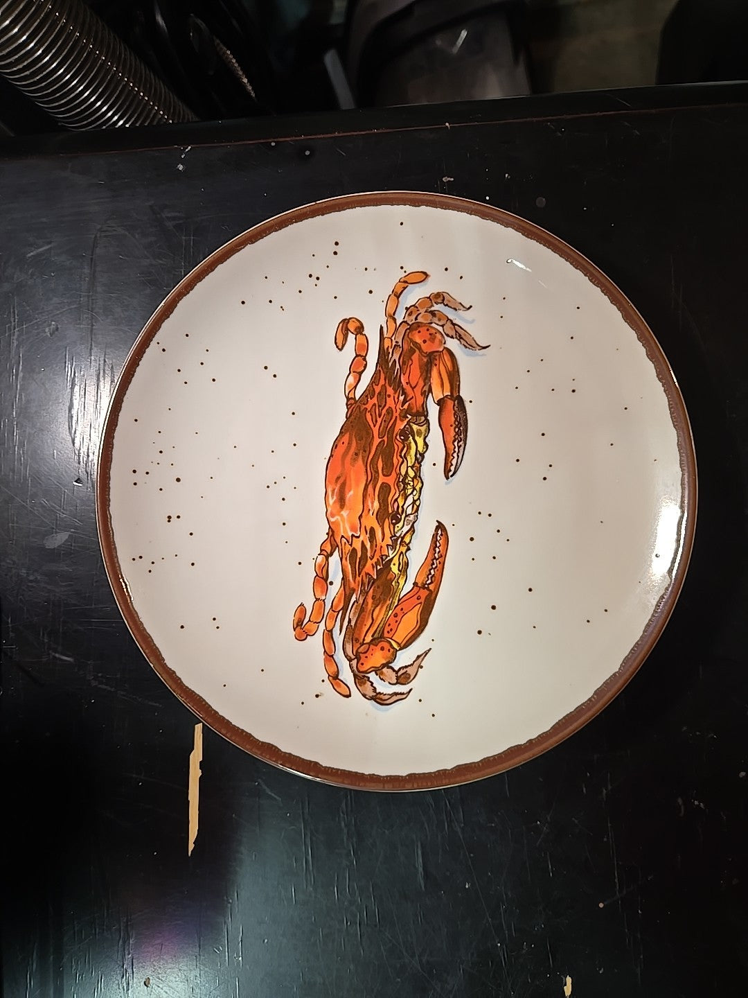 Vintage New Orleans Salad Plates Plate Crab Design