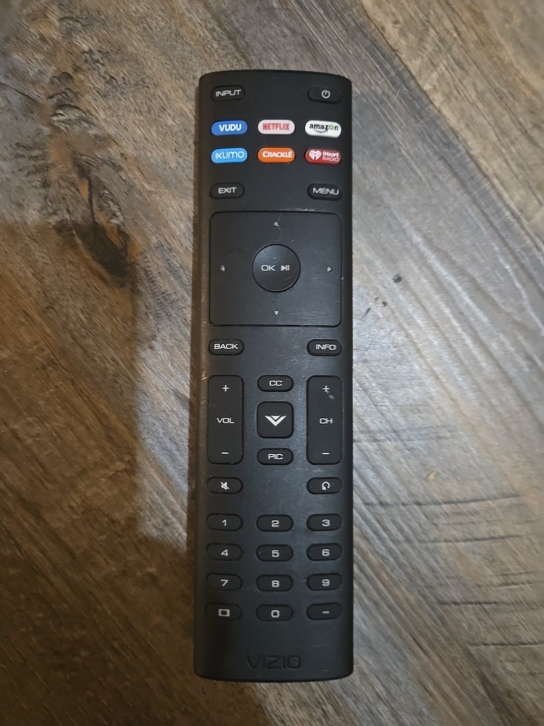 Genuine Vizio XRT136 4K UHD Smart TV Remote Control with App Shortcuts (USED)