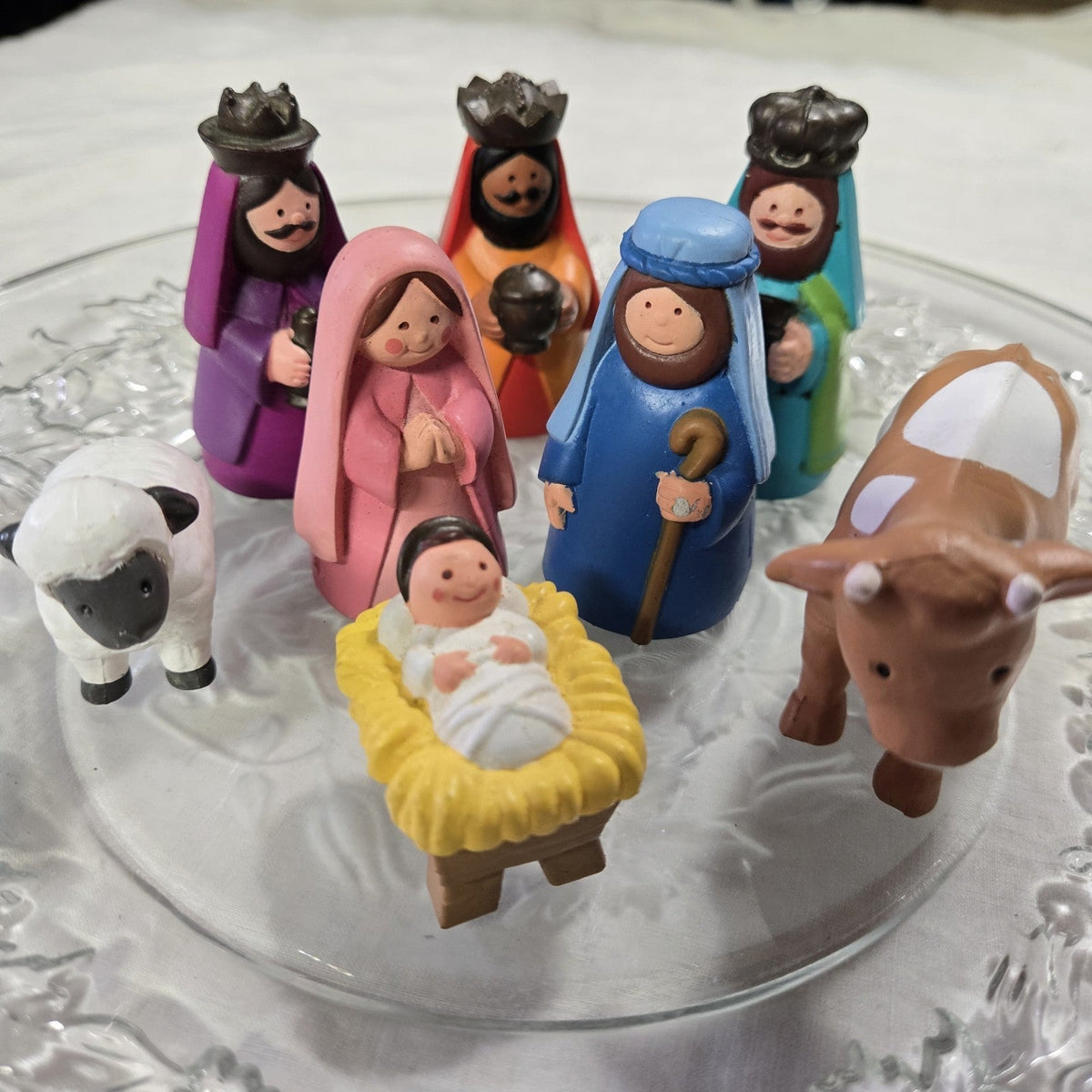 AVON My First Christmas Story NATIVITY Collection Vintage 1993 Complete Kids