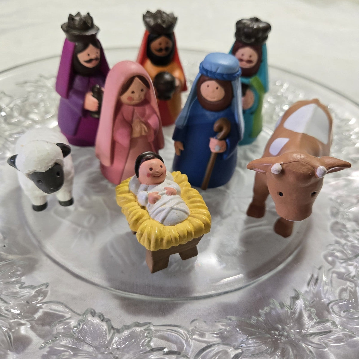 AVON My First Christmas Story NATIVITY Collection Vintage 1993 Complete Kids