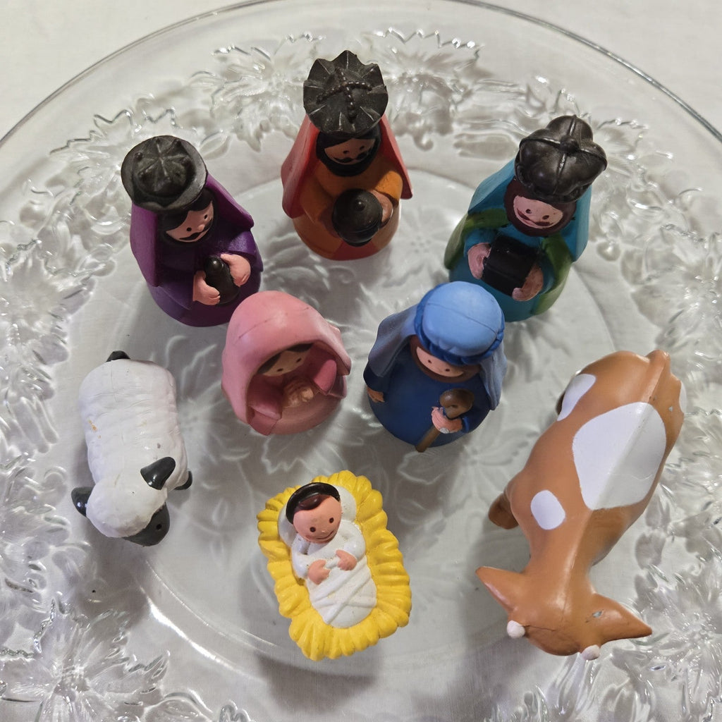 AVON My First Christmas Story NATIVITY Collection Vintage 1993 Complete Kids