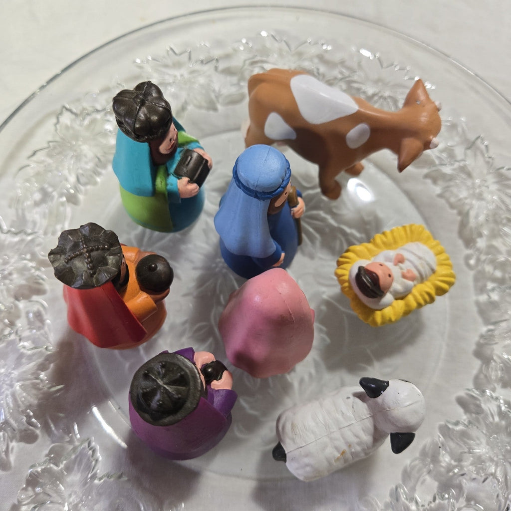 AVON My First Christmas Story NATIVITY Collection Vintage 1993 Complete Kids