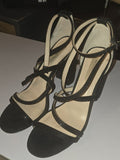 ANTONIO MELANI Black Strappy High Heel Sandals