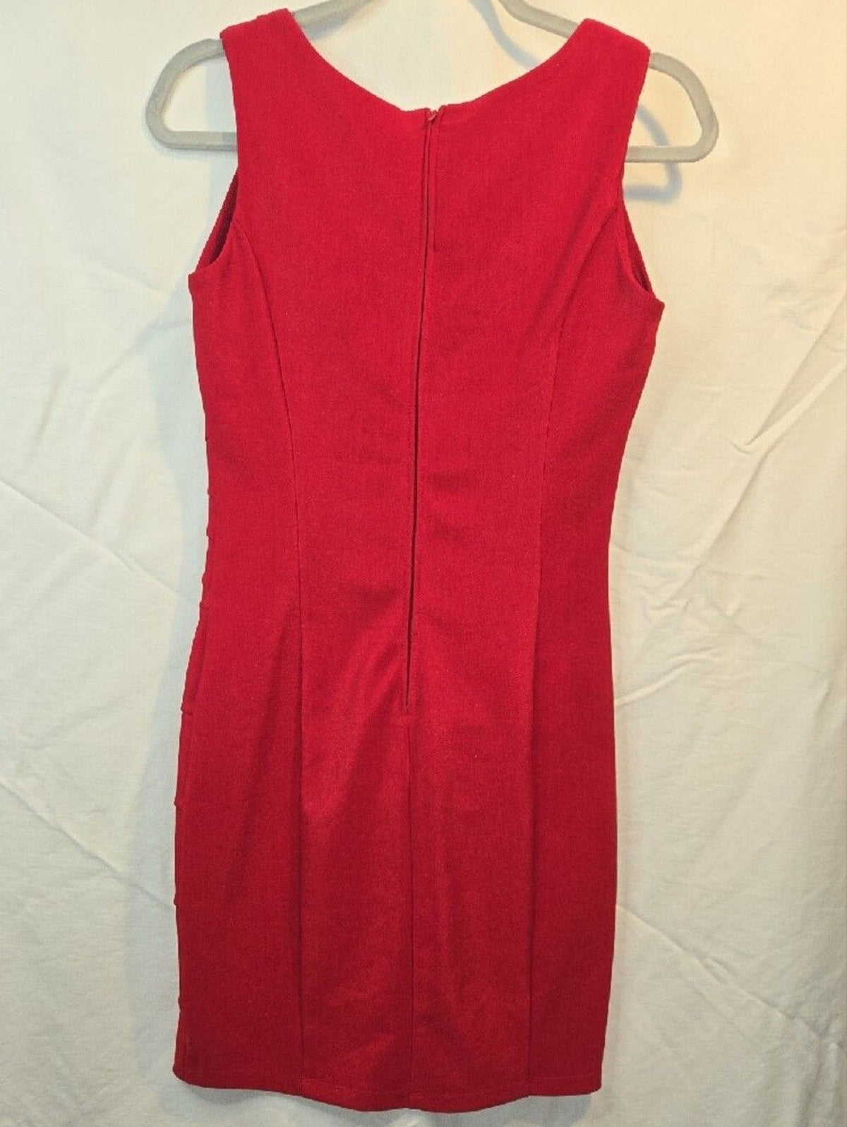 Sleeveless Red Bandage Mini Dress by Midnight Doll