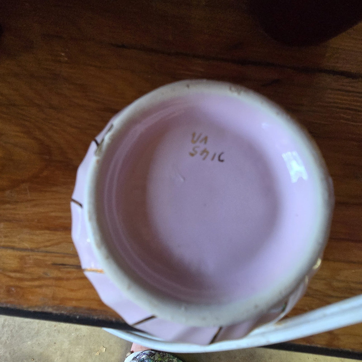 3 Inch Pink With Gold Accents Bud Vase Or Trinket Bowl