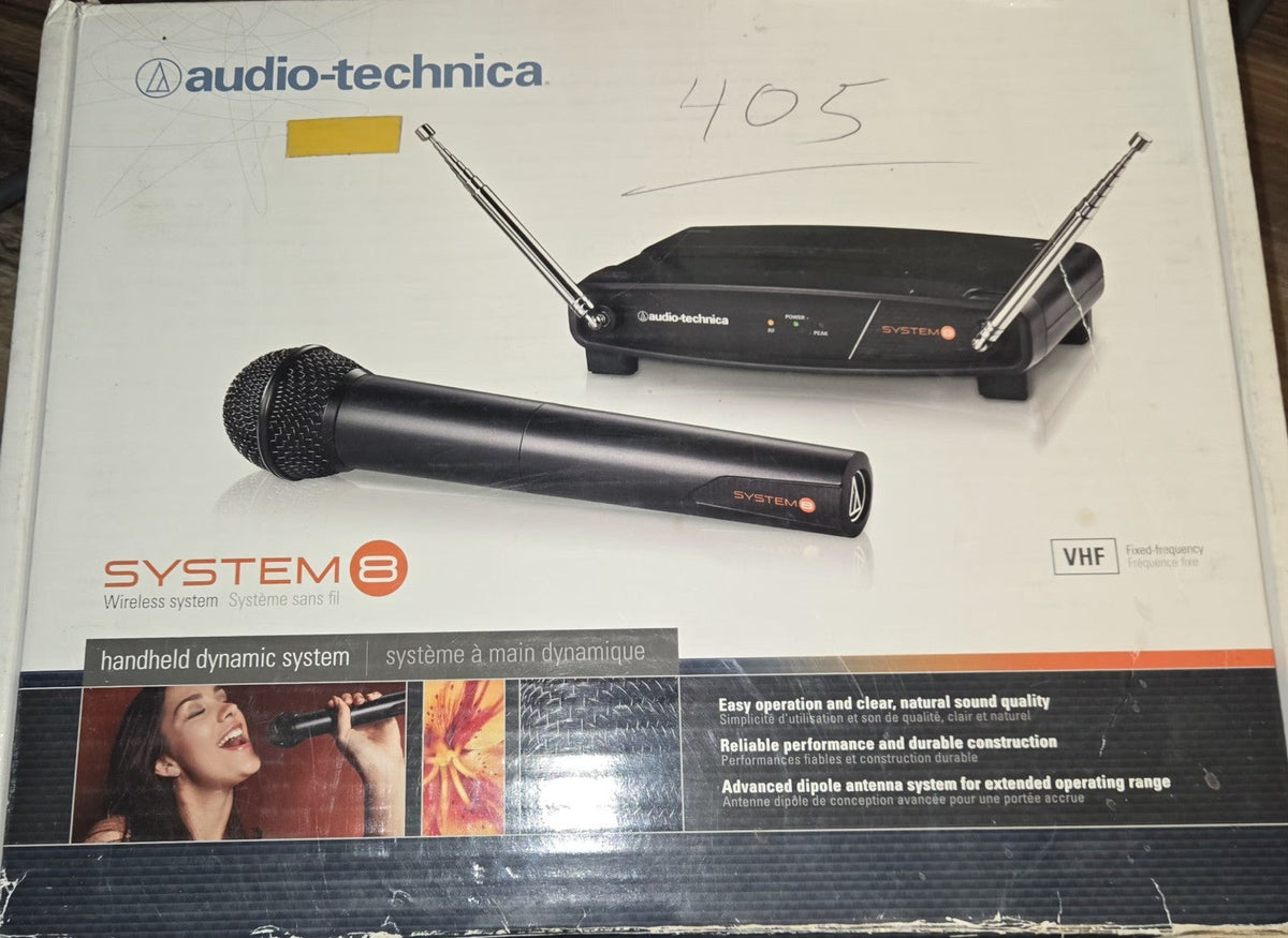 AUDIO-TECHNICA SYSTEM 8 2 PIECE WIRELESS VHF SYSTEM