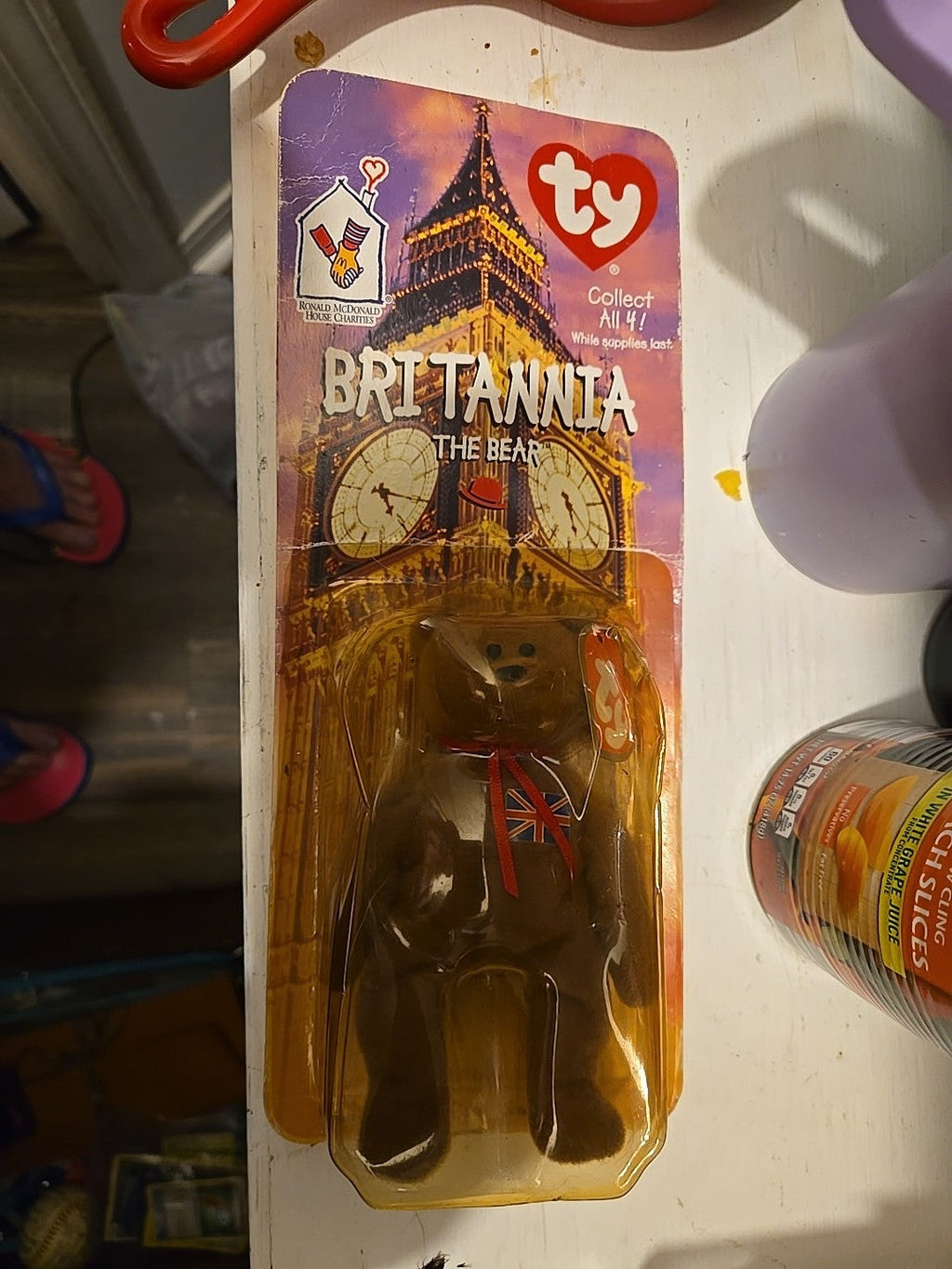 TY Britannia The Bear Beanie Baby 1997 Retired McDonalds