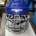 Bauer BHH2100L Large Hockey Helmet w/ Bauer True Vision FM2100 Full Face Cage