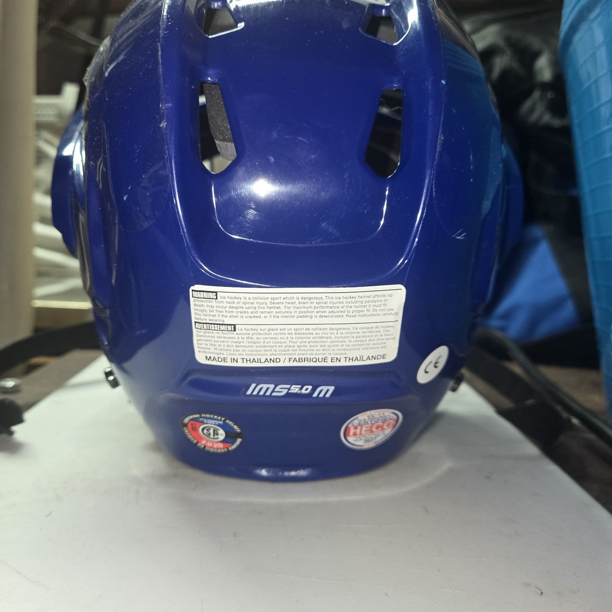 Bauer BHH2100L Large Hockey Helmet w/ Bauer True Vision FM2100 Full Face Cage