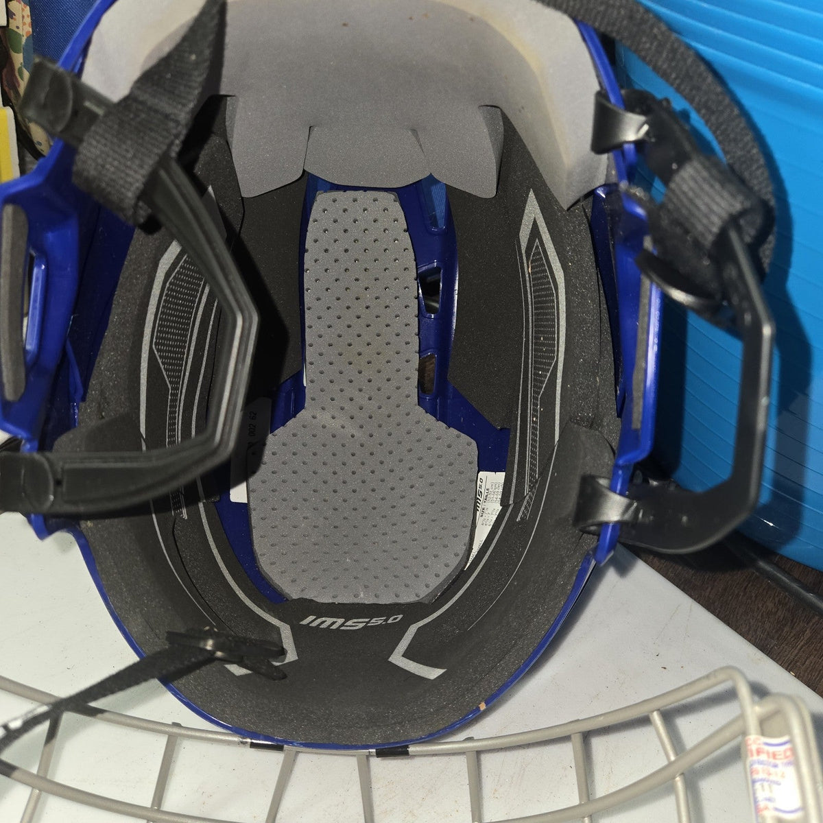 Bauer BHH2100L Large Hockey Helmet w/ Bauer True Vision FM2100 Full Face Cage