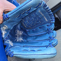 Rawlings H1150r Youth Baseball Glove Left Hand Blue 11.5” Basket Web