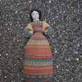 Vintage Avon American Heirloom Doll Cloth Body Porcelain Head Pin Cushion 10"