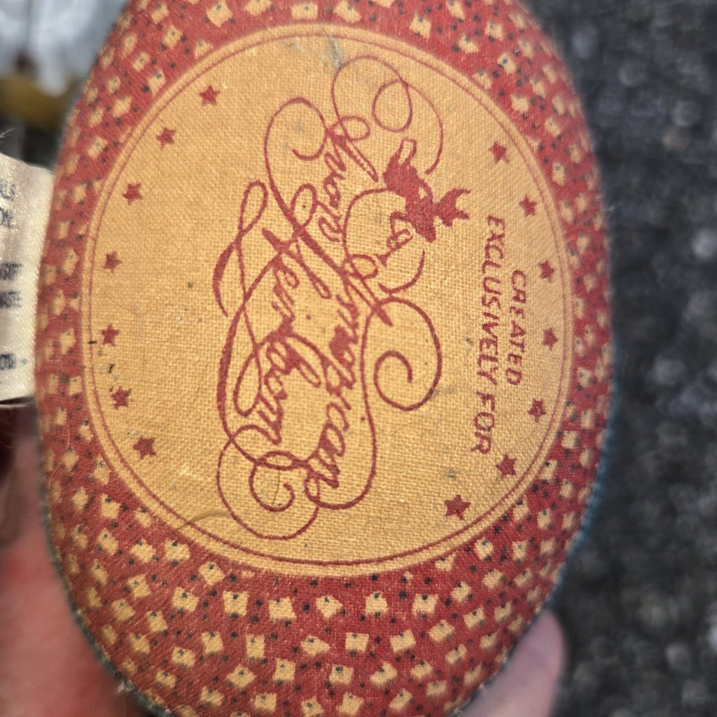 Vintage Avon American Heirloom Doll Cloth Body Porcelain Head Pin Cushion 10"
