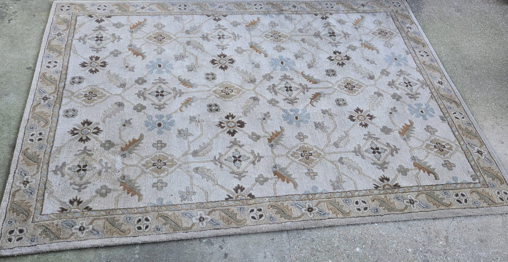 Surya CAE1084 Rectangle Brown and Beige Hand Tufted Area Rug,  8×11 ft